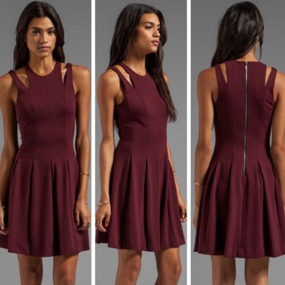 Rebecca Taylor RUNWAY Ponte Cut Out Dress - Picture 3 of 9